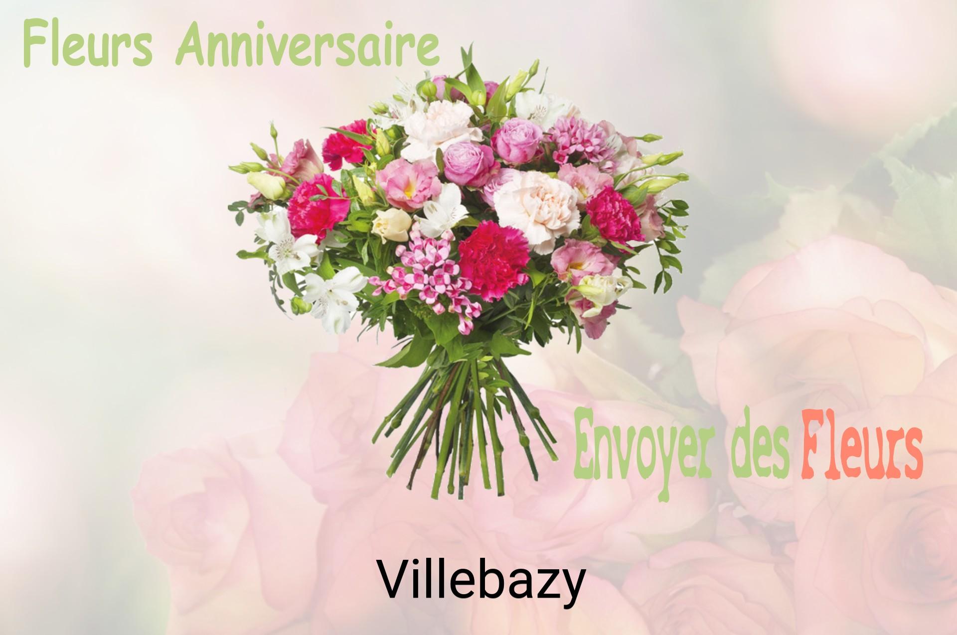 Bouquet de fleurs d’anniversaire livré à Villebazy